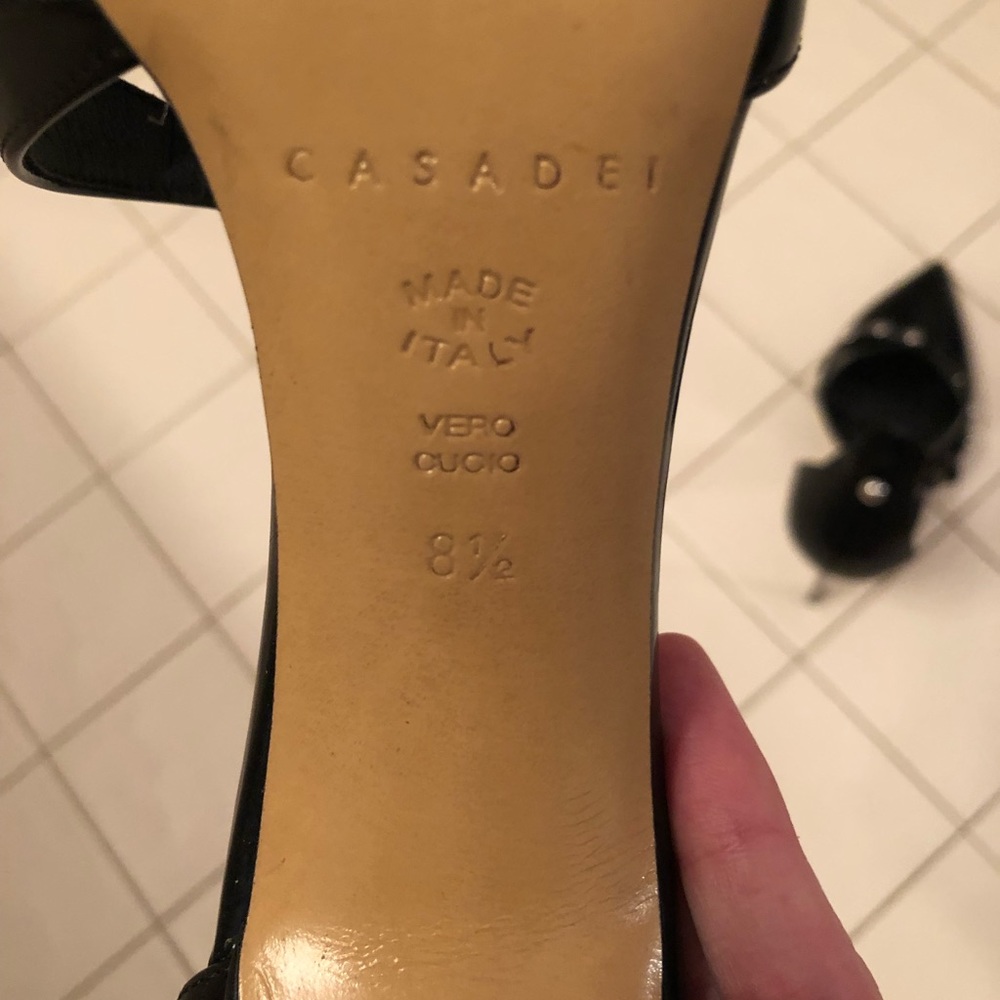 Casadei studded pointed toe heels - Picture 4 of 4